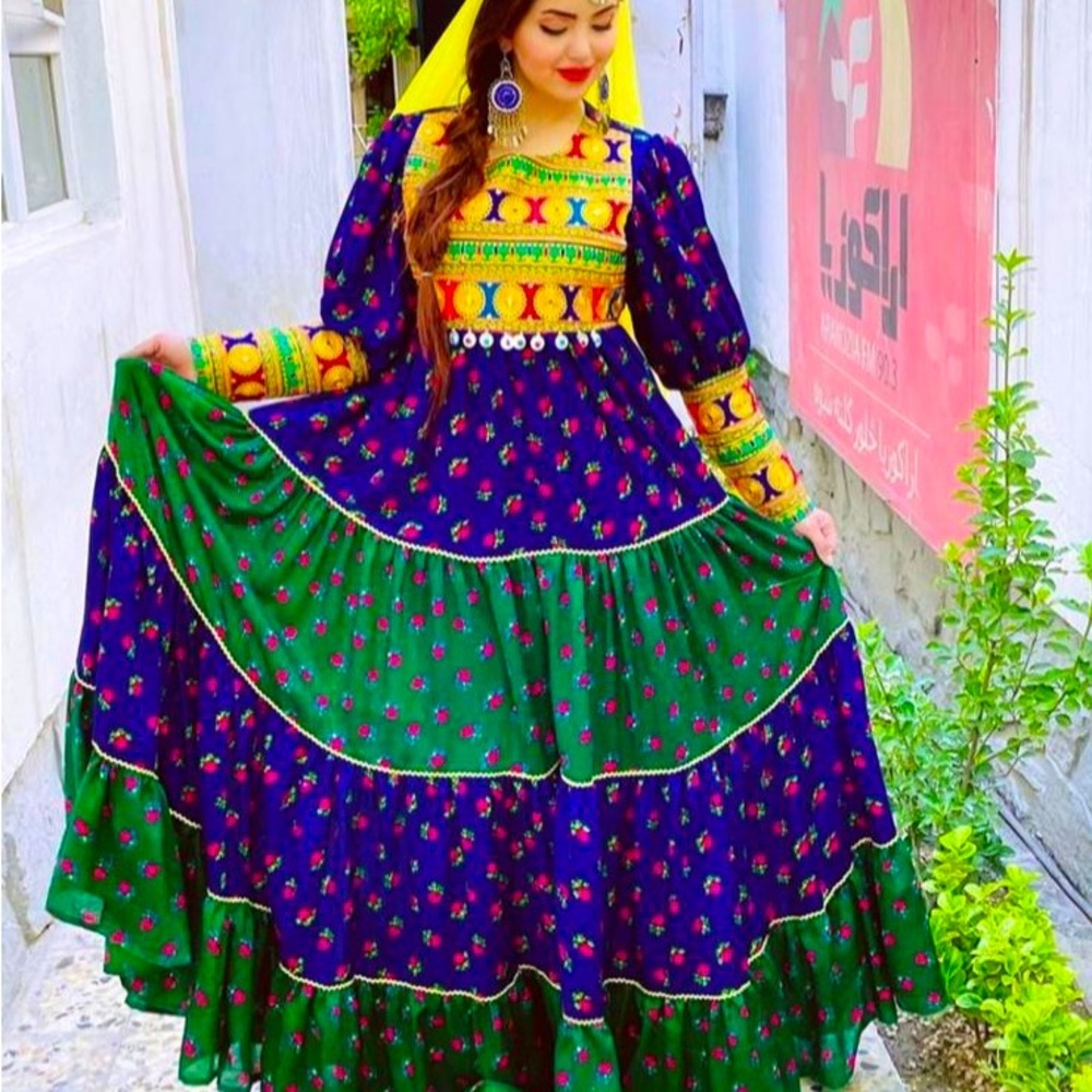 Afghans handmade dress
